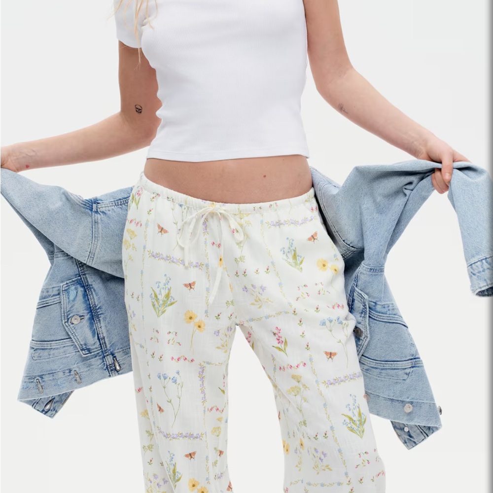 H&M Straight Leg Drawstrings Pants - Picture 2 of 9